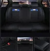 Universal Fit Car Acessórios Interior Seat Covers Para Sedan PU Leather Adjuatable cinco assentos Full Surround Projeto Seat Cover Para SUV