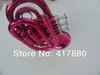 Tromba Pocket Rose Red Bb che cade B Tune Tromba strumento musicale per studenti con custodia Spedizione gratuita
