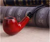 Legno di sandalo rosso, legno massello, fabbrica di tubi per filtri portatili fatti a mano, pipa per fumatori di sigarette di fascia alta per la vendita diretta.