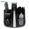 KEMEI KM-600 المهنية الشعر المتقلب 6 في 1 قص الشعر آلة الحلاقة ماكينة حلاقة كهربائية مجموعات اللحية الأنف المتقلب قص الشعر آلة 40PCS / LOT