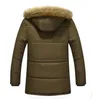 Groothandel-2017 nieuwe collectie mannen dikke warme winter donsjas bontkraag mannen parka grote werven lange katoenen jasje parka mannen M-5XL