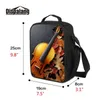 3D Nota Musical Impressão Lunch Bag Para Crianças Isolamento Térmico Lunch Bags Para A Escola Crianças Refeição Pacote Piquenique Comida Lancheira Para Os Alunos