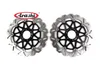 Arashi 02-03 Ninja ZX9RフロントリアブレーキローターBrake Disc Kit for Kawasaki ZX-9R 2002 2003 ZX 9R ZX12R ZX-12R299E