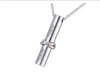 Wholesale custom cylinder together with urn necklace can open perfume bottle funeral cremation pendant fashion jewelry.