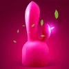 AV Massager Vibrator Caps Magic Wand Attachment Head Sleeve Gspot Stimulator Stimulation Sex Toys eller Women Adult Sex Products6276242