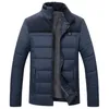 Giacca invernale da uomo 2017 New Plus Cashmere Blouson Homme Cappotto da uomo con collo alla coreana Cappotto da lavoro Tenere in caldo Giuntura spessa Abbigliamento in cotone