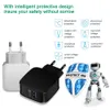 Caricatore da muro QC 3.0 Qualcomm USB Quick Charge 5V 3A 9V 2A 12V 1.5A Travel Power Adapter Ricarica rapida US EU Plug per iphone Samsung 50PCS /