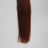 7A Micro Loop Brasilianska förlängningar rak 100 g Micro Loop Human Hair Extensions Capsule Keratin Bead Hair