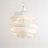 16 "Современный белый алюминиевый ресторан потолочный подвесной свет Италия Столовая с контрактным подвесным освещением лампы бар подвесной свет