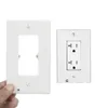 Wall Outlet Plate with LED Lights Safty Light stickers Sensor Plug Coverplate Socket Switch Cover for Bathroom Bedroom2835