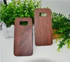 Expédition rapide Étui en bois populaire pour Iphone 7 8 X 10 6 6s plus Étuis de téléphone portable en bois PC Couverture arrière antichoc pour Samsung Galaxy S9 S8 S7