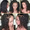 360 Lace Frontal Wig Pre-Plucked virgin hair 360 Lace Front Human Hair Wig Curly Hair Wig for Black Women (12inch 180% densit