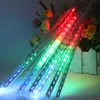 Edison2011 8 PCS 30 cm Solar Powered LED Chuva de Meteoros Chuva Luz Jardim Árvore Férias Tubo Luz À Prova D 'Água Solar Powered LED Strip 9331583