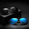 Высококачественные классические драйверы HD TAC Polarized UV400 Солнцезащитные очки Дизайнерские бренды мужские женские очки металлические рамки 18 цветов для спорта 2218653