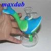 smoke bong silicone bongs smoking water pipe oil rig unbreakable water pipes 100 non toxic glass pipe for dab