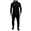 Casual Brand Winter Sets Long Sleeve Hoodies + Pants Men Tracksuits Sweatshirts Sweatpants Casual Sportswear Trousers Plus Size