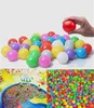 100pcs Colorful Fun Balls Soft Plastic Ball Pit Balls Baby Kids Tent Swim Toys Ball 55CM Colours2220573