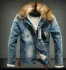 mens coat with fur collar