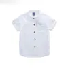 NIEUW 2018 shirt voor jongens zomer kinderkleding witte blouse voor jongen 2-3-4 jaar jongens shirt casual kleding voor jongen 10-12 jaar