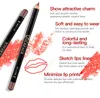 NiceFace Pro 12pcsset Renkler Su geçirmez dudak astar kalem uzun koza göz dudak kozmetikleri modaya uygun güzellik makyaj kitleri1472957