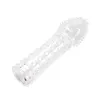 Rehausseur de pénis manches de pénis en cristal Extensions de pénis agrandisseur de coq Extensions d'extension grand jouet sexy pour hommes jouets sexuels adultes2637160