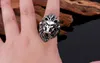 Stainless Steel Lion Head Rings For Men Allergy Free Punk Rock Jewelry Non-Mainstream Cool Mens Biker Rings Party Accessory