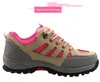 Plus Size 34-40 Scarpe antinfortunistiche estive Donna Punta in acciaio Scarpe da lavoro casual Donna Lace up Rosa Stivali antinfortunistici da lavoro per donna