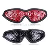 Bondage Leather Eye Mask Blindfold Party Restraint PATCH Blinder Goggles Sleeping cover #R98