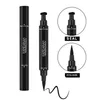 Hot Nieuwe Vloeibare Eyeliner Stempel Potloden Langdurige Waterdichte Eye Liner Stempel Seal Double-Ended with Black Color