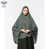 Hijab islámico Corto Abayas para las mujeres Ropa islámica turca musulmana con cubierta de cabeza PAÍDES PAÍDES DE PAÍDES TIBRA FELICIDA TOPT CALIDAD ISLAM HIJAB