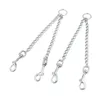 Animal de compagnie robuste métal Chrome chaîne Double chien laisse marche formation laisse pour 2 voies animaux de compagnie chiens collier perro chien accessoires