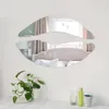 Modern Morning Kissing Lips Wall Mirror Stickers Dormitorio Art Decals Decoración para el hogar Decoración