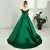 2018 elegant green lace beads prom dresses sexy lace up off shoulder long evening gowns custom pick ups party dress 97240338550372