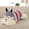 Dorimytrader Classic Fat Husky Plush Plush Jumbo Pchane zwierzę Zwierzę Husky Doll Pies Pies For Children Dekoracja prezentu 71 cali 180CM9849461