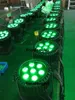 2 pezzi Party Stage Wedding Mini PAR Led impermeabile 7x12W 4 in 1 DMX RGBW LED PAR FLAT PAR Outdoor LED PAR Can 64 Light