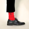 ファッション秋と冬の7色の週の男性の靴下刺繍綿紳士汗吸収性通気性靴下7pair /ロット