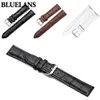 Mode Kvinnors Mäns Unisex Faux Leather Watch Strap Buckle Band Black Brown White