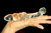 Pyrex Glass Dildo Crystal Beads Butt Butt Massageur Massageur Sex Toys for Women3482698