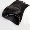 Hohe Qualität 20 "Unsichtbarer Draht Keine Clips in den Haarverlängerungen Fisch Linie Haarteile echtes natürliches falsches styling haar synthetisch