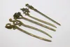 5pcs brons traditionella hår chopsticks chignon pin hårpin lås för kvinnor