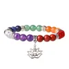 Yoga 7 Chakkra Tree of Life bracelet Natural Stone Beads strands Bracelets women mens Fashion Jewelry will and sandy