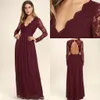 Bridesmaid Dresses 2019 Maroon Chiffon Beach with Long Sleeve Junior Honour Of Maid Dress Wedding Party Guest Gown Custom Made Cheap