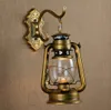 Kerosene Lamp Wall lamp wrought iron retro creative bedroom dining room aisle balcony living room garden lamp