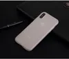 Le plus récent pour iPhone x xr xs max 7 8 6s plus étui ultra mince givré mat étui de téléphone en silicone souple anti-empreintes digitales couverture arrière