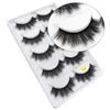 ShidishangPin G800 5 Para 3D Mink rzęsy Makijaż Naturalne Długie False Lashes Strip Mink Fake Eyelashes Volume Eye Lashes Extension