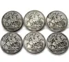 England UK 1888 Silver One Crown Queen Victoria Copy Coin Brass Craft Ornaments Replica Mynt Hem Dekoration Tillbehör