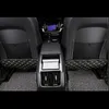 Cuir noir siège de voiture dossier Anti coup de pied marron voiture intérieur Anti sale tapis Protection coussin pour Volvo XC60 2018