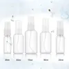 20 ml 25 ml 30 ml 50 ml 75 ml willekeurige kleur reizen transparante plastic parfum verstuiver kleine mini lege spray hervulbare fles