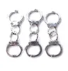 100Pcs/lot Vintage Antique Silver Alloy Handcuffs Connectors Charms pendant for Bracelet necklace Charms Jewelry Making new