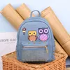 New Fashion Girls Backpack Cartoon Cute Owls Rivets Shoulders Bag Teenager Children School Bags Girls Leisure Travel Bags Christmas Gifts